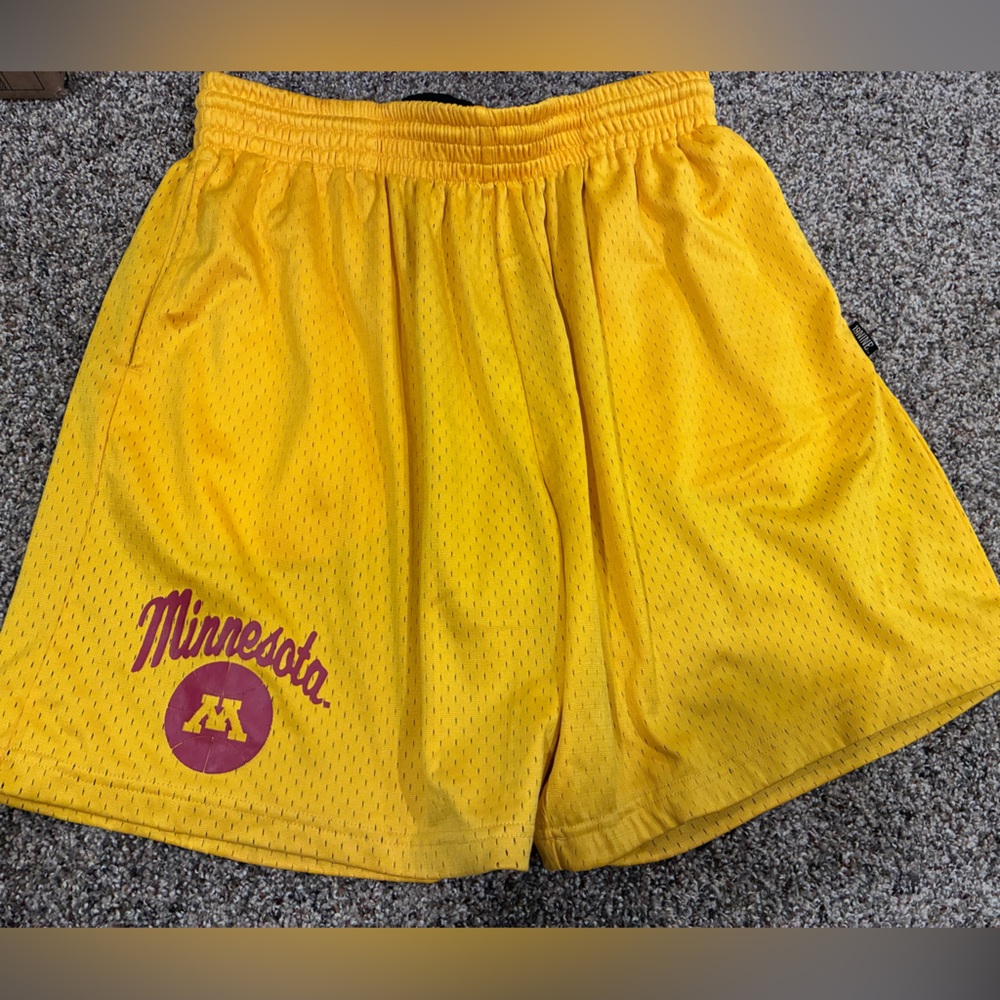 Minnesota Athletic Men's Yellow Shorts
